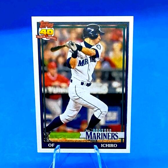 2021 Topps Archives - 1991 Topps Ichiro Suzuki #187 - Picture 2 of 4